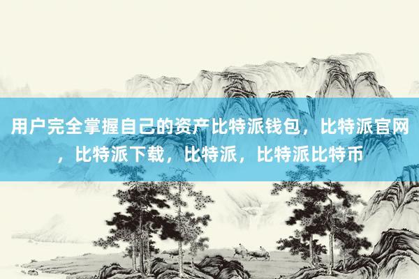 用户完全掌握自己的资产比特派钱包，比特派官网，比特派下载，比特派，比特派比特币