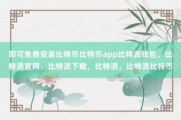 即可免费安装比特币比特币app比特派钱包，比特派官网，比特派下载，比特派，比特派比特币