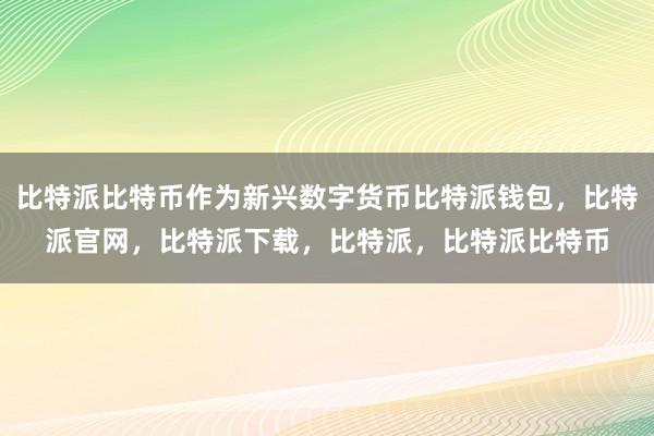 比特派比特币作为新兴数字货币比特派钱包，比特派官网，比特派下载，比特派，比特派比特币