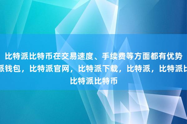 比特派比特币在交易速度、手续费等方面都有优势比特派钱包，比特派官网，比特派下载，比特派，比特派比特币