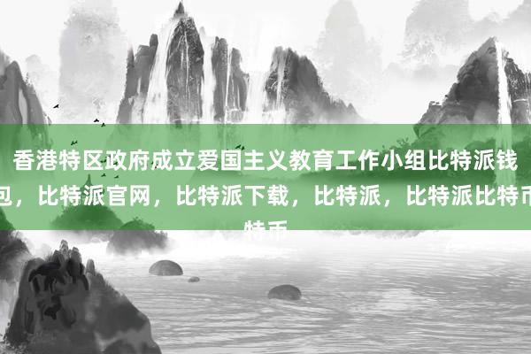 香港特区政府成立爱国主义教育工作小组比特派钱包，比特派官网，比特派下载，比特派，比特派比特币