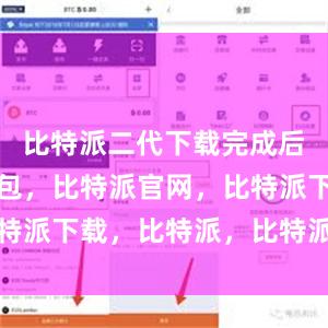 比特派二代下载完成后比特派钱包，比特派官网，比特派下载，比特派，比特派比特币